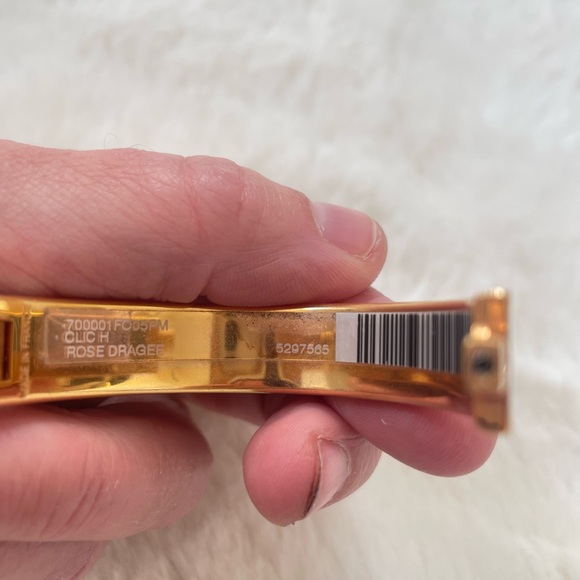 Hermes Rose Gold Dragee Click Clac- PM
EUC - Picture 3 of 3